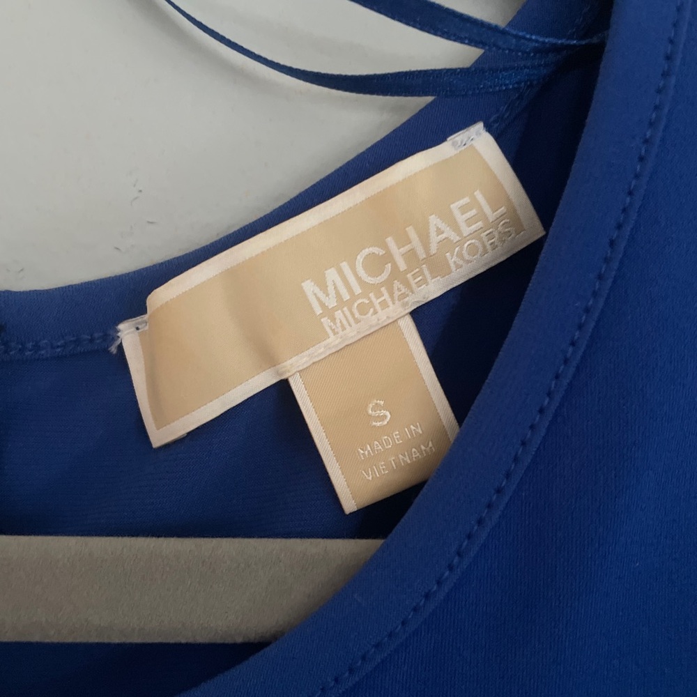 Michael Kors Royal Blue Shift Dress - Picture 5 of 6